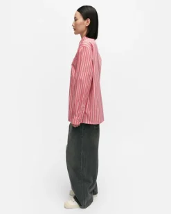 Marimekko Kioski Jokapoika Cotton Shirt<Woman Unisex