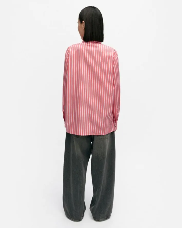 Marimekko Kioski Jokapoika Cotton Shirt<Woman Unisex