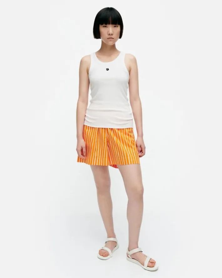 Marimekko Kioski Kedol Unikko Placement Rib Top<Woman Tops & Tunics