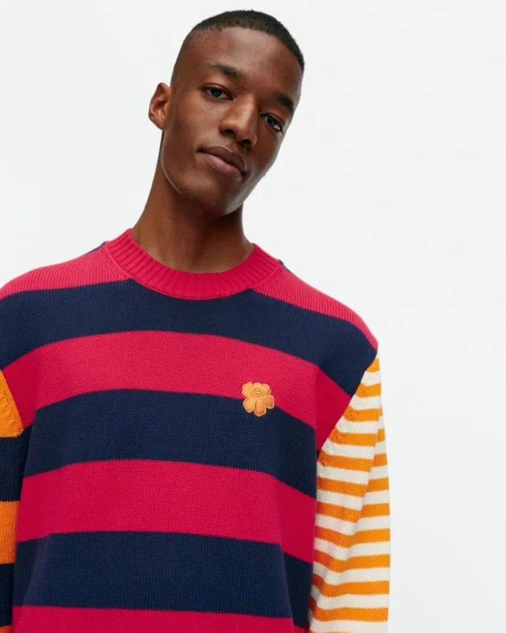 Marimekko Kioski Kesakoju Maalis Patja Cotton Knitted Top<Woman Unisex