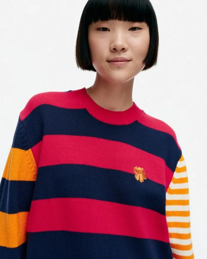 Marimekko Kioski Kesakoju Maalis Patja Cotton Knitted Top<Woman Unisex