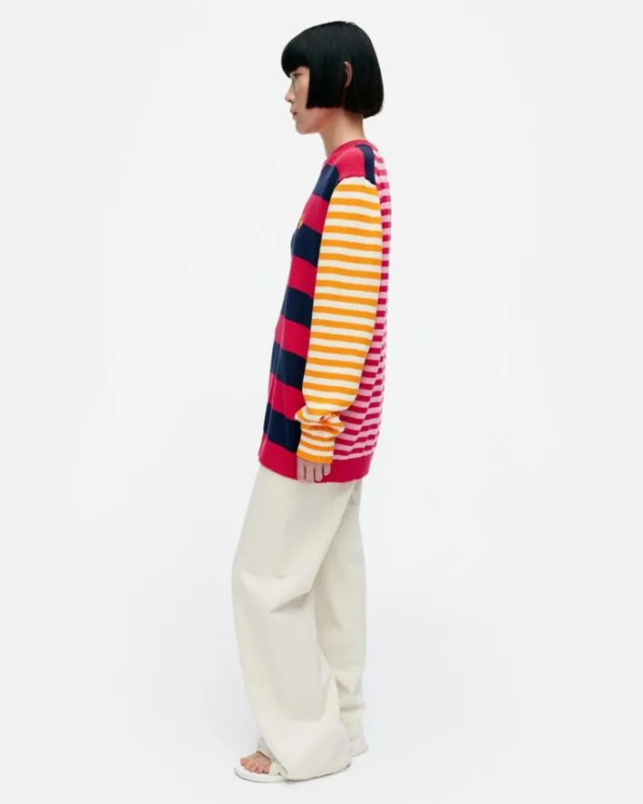 Marimekko Kioski Kesakoju Maalis Patja Cotton Knitted Top<Woman Knits & Sweaters