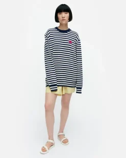 Marimekko Kioski Kesakoju Patja Cotton Knitted Top<Woman Unisex