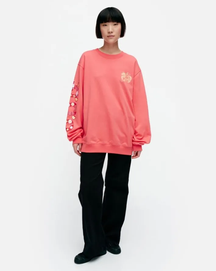 Marimekko Kioski Loisto Jalo Placement Sweatshirt<Woman Unisex