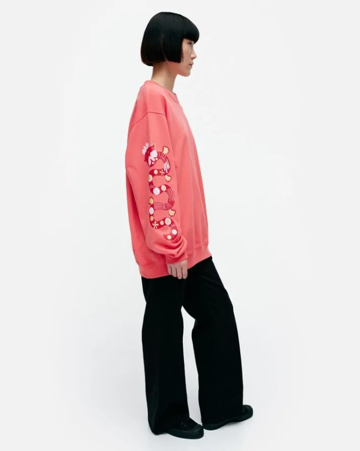 Marimekko Kioski Loisto Jalo Placement Sweatshirt<Woman Unisex