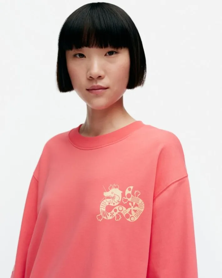 Marimekko Kioski Loisto Jalo Placement Sweatshirt<Woman Unisex