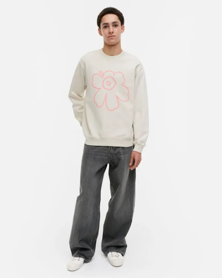 Marimekko Kioski Loisto Piirto Unikko Placement Sweatshirt<Woman Unisex