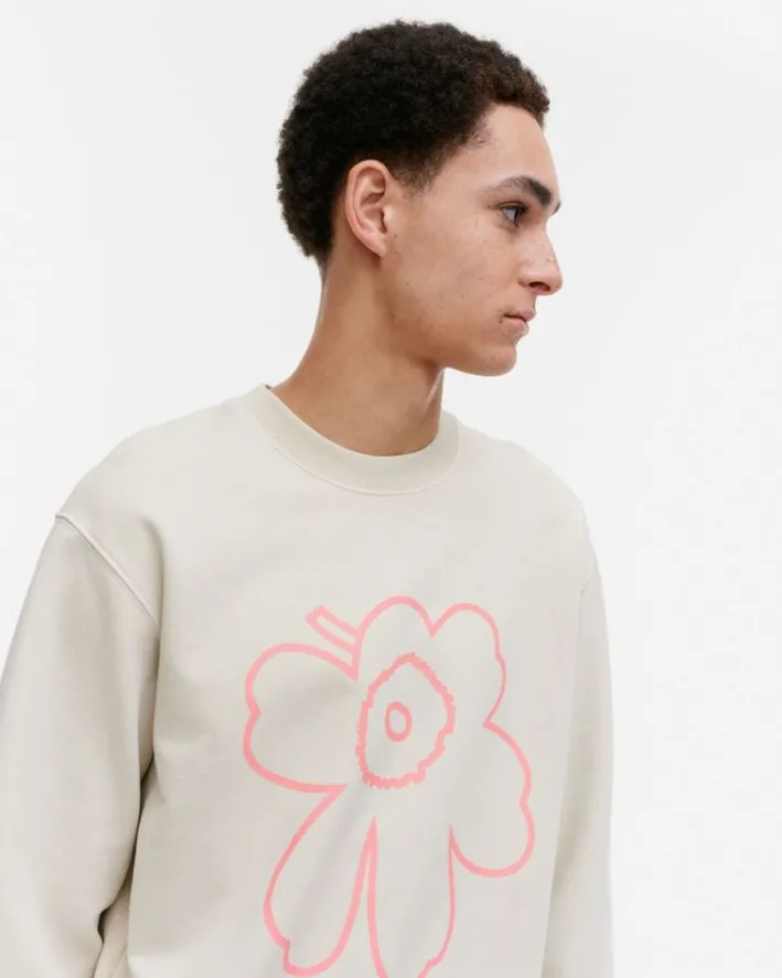 Marimekko Kioski Loisto Piirto Unikko Placement Sweatshirt<Woman Unisex