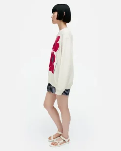 Marimekko Kioski Loisto Unikko Placement Sweatshirt<Woman Tops & Tunics
