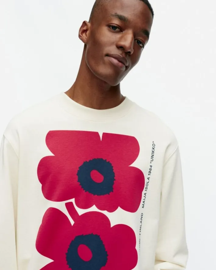 Marimekko Kioski Loisto Unikko Placement Sweatshirt<Woman Tops & Tunics