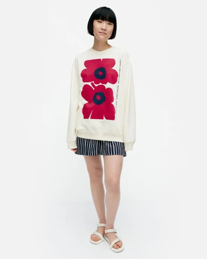 Marimekko Kioski Loisto Unikko Placement Sweatshirt<Woman Tops & Tunics