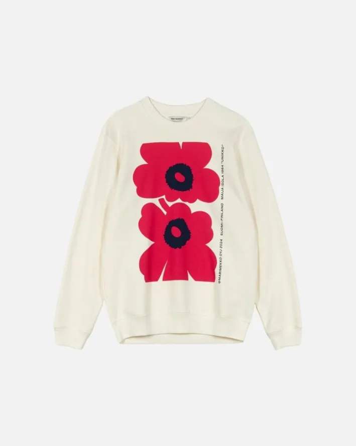 Marimekko Kioski Loisto Unikko Placement Sweatshirt<Woman Tops & Tunics