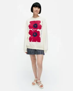 Marimekko Kioski Loisto Unikko Placement Sweatshirt<Woman Unisex