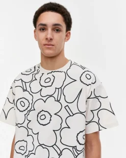 Marimekko Kioski Nopeus Pieni Piirto Unikko T-Shirt<Woman Tops & Tunics