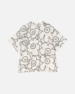 Marimekko Kioski Nopeus Pieni Piirto Unikko T-Shirt<Woman Tops & Tunics