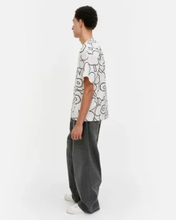 Marimekko Kioski Nopeus Pieni Piirto Unikko T-Shirt<Woman Unisex