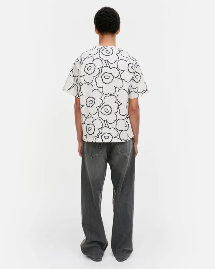 Marimekko Kioski Nopeus Pieni Piirto Unikko T-Shirt<Woman Unisex