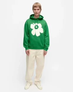 Marimekko Kioski Runoja Unikko Placement Hoodie<Woman Unisex