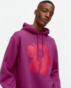 Marimekko Kioski Runoja Unikko Placement Hoodie<Woman Tops & Tunics