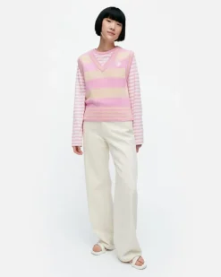 Marimekko Kioski Siete Maalis Patja Cotton Knitted Top<Woman Knits & Sweaters