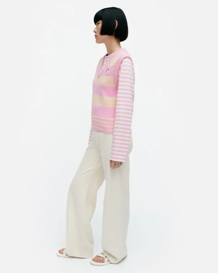 Marimekko Kioski Siete Maalis Patja Cotton Knitted Top<Woman Knits & Sweaters