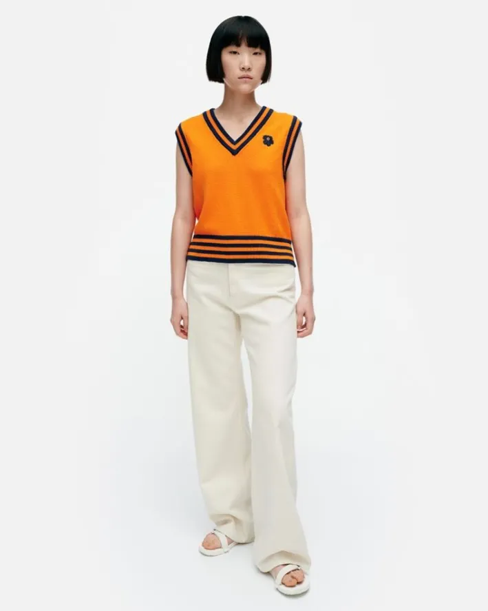 Marimekko Kioski Siete Patja Cotton Knitted Top<Woman Knits & Sweaters