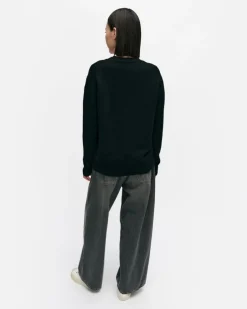 Marimekko Kioski Sif Unikko Placement Wool Cardigan<Woman Knits & Sweaters