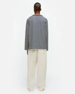 Marimekko Kioski Tasaraita Men Longsleeve Jersey Top<Woman Unisex