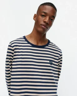 Marimekko Kioski Tasaraita Men Longsleeve Jersey Top<Woman Unisex
