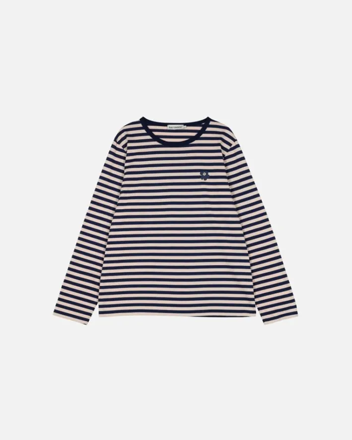 Marimekko Kioski Tasaraita Men Longsleeve Jersey Top<Woman Unisex