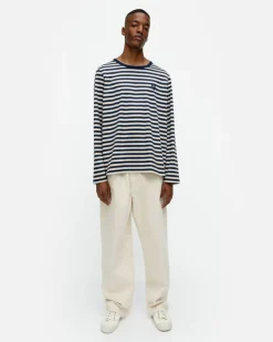 Marimekko Kioski Tasaraita Men Longsleeve Jersey Top<Woman Tops & Tunics