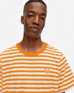 Marimekko Kioski Tasaraita Men Shortsleeve T-Shirt<Woman Tops & Tunics