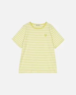 Marimekko Kioski Tasaraita Men Shortsleeve T-Shirt<Woman Unisex