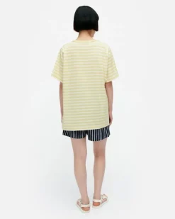 Marimekko Kioski Tasaraita Men Shortsleeve T-Shirt<Woman Tops & Tunics