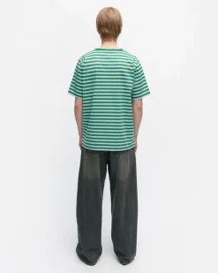 Marimekko Kioski Tasaraita Men´S Shortsleeve T-Shirt<Woman Tops & Tunics