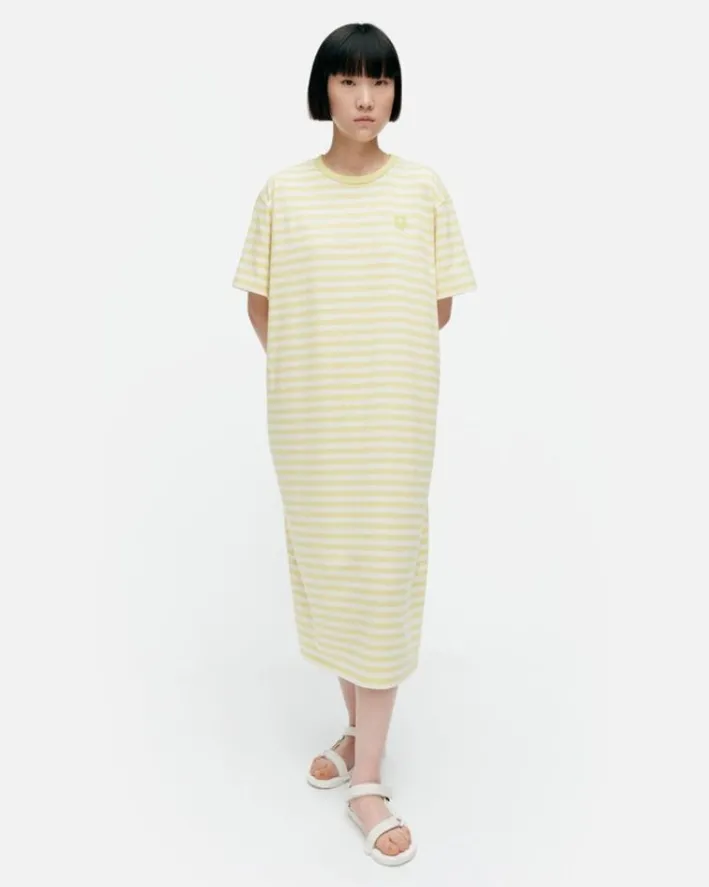 Marimekko Kioski Tasaraita Oversized Jersey Dress<Woman Dresses
