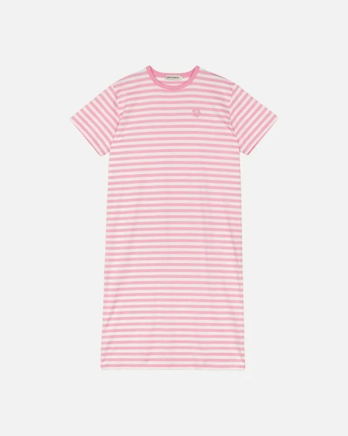 Marimekko Kioski Tasaraita Oversized Jersey Dress<Woman Dresses