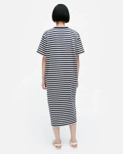 Marimekko Kioski Tasaraita Oversized Jersey Dress<Woman Dresses