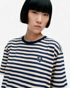 Marimekko Kioski Tasaraita Oversized Jersey Dress<Woman Dresses