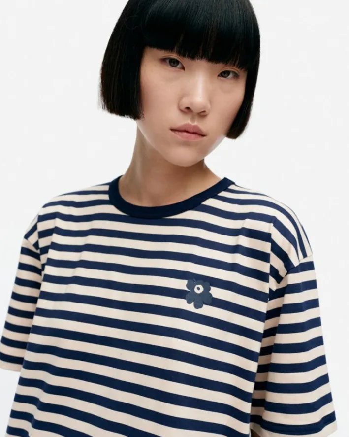 Marimekko Kioski Tasaraita Oversized Jersey Dress<Woman Dresses