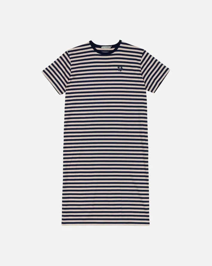 Marimekko Kioski Tasaraita Oversized Jersey Dress<Woman Dresses