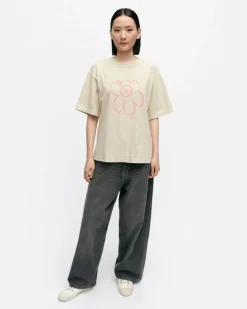 Marimekko Kioski Veig Piirto Unikko Placement T-Shirt<Woman Tops & Tunics