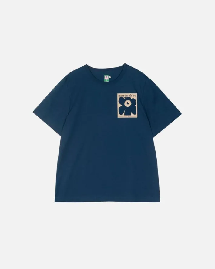 Marimekko Kioski Vihne Unikko Placement T-Shirt<Woman Unisex
