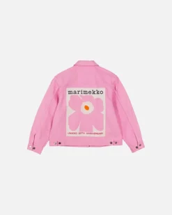 Marimekko Kioski Ystavyys Unikko Denim Jacket<Woman Coats & Jackets