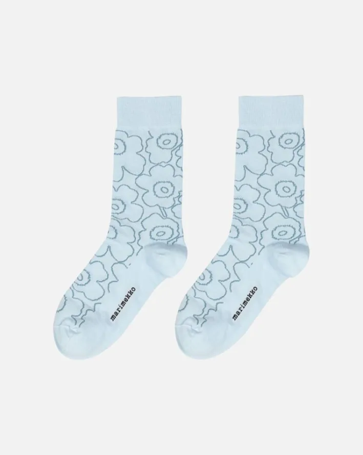 Marimekko Kirmailla Piirto Unikko Socks<Woman Socks