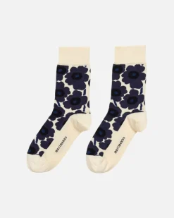Marimekko Kirmailla Unikko Socks<Woman Socks