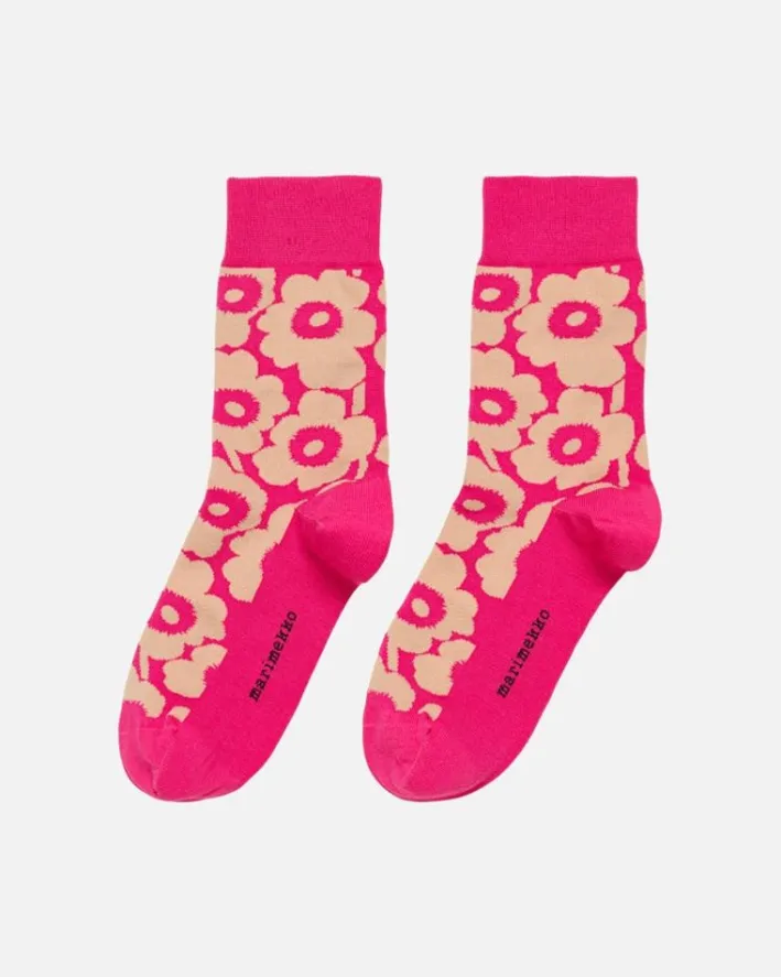 Marimekko Kirmailla Unikko Tone Socks<Woman Socks