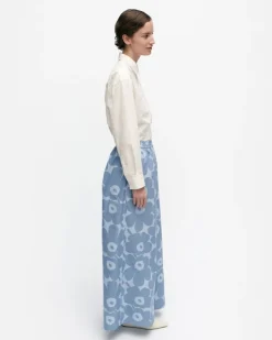 Marimekko Kohti Unikko Cotton Poplin Trousers<Woman Trousers