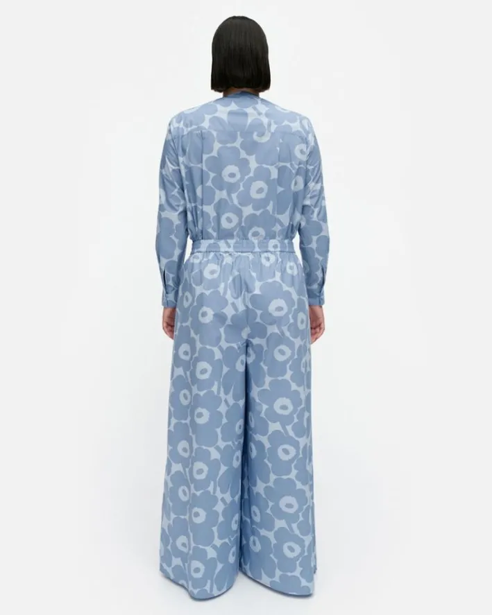 Marimekko Kohti Unikko Cotton Poplin Trousers<Woman Trousers