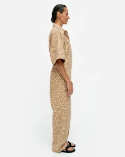 Marimekko Kukkein Unikko Cotton Overall<Woman Printed Fabrics